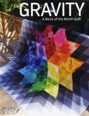CLOSEOUT - Gravity quilt sewing pattern book from Jaybird Quilts