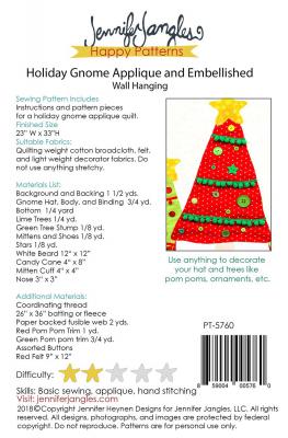 Holiday-Gnome-Applique-and-Embellished-Wall-Hanging-sewing-pattern-Jennifer-Jangles-back
