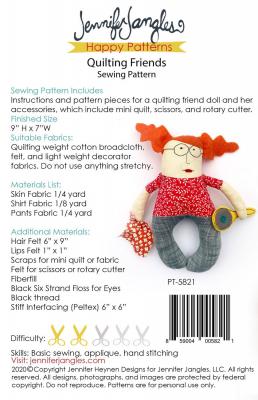 Quilting-Friends-soft-toy-sewing-pattern-Jennifer-Jangles-back