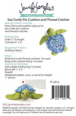 Sea-Turtle-Pincushion-thread-catcher-sewing-pattern-Jennifer-Jangles-back
