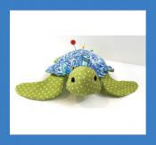 Sea Turtle Pincushion & Thread Catcher sewing pattern from Jennifer Jangles 3