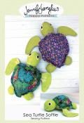 Sea Turtle Softie soft toy sewing pattern from Jennifer Jangles