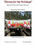 Gnome for the Holidays Bench Pillow & Table Runner sewing pattern from JoAnn Hoffman Designs