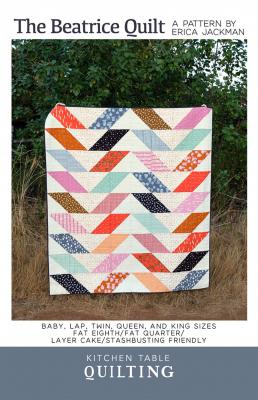 The Beatrice quilt sewing pattern from Kitchen Table Quilting Erica Jackman