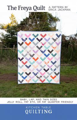 The Freya quilt sewing pattern from Kitchen Table Quilting Erica Jackman