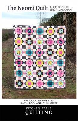 The Naomi quilt sewing pattern from Kitchen Table Quilting Erica Jackman