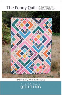 BLACK FRIDAY - The Penny quilt sewing pattern from Kitchen Table Quilting Erica Jackman