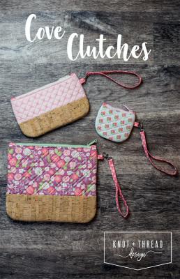 Cove Clutches sewing pattern from Knot + Thread Designs
