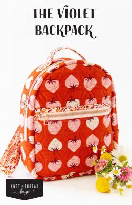The Violet Backpack sewing pattern from Knot + Thread Designs