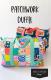 Patchwork Duffle sewing pattern from Knot + Thread Designs