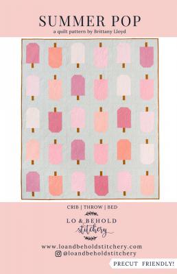 Summer Pop quilt sewing pattern from Lo & Behold Stitchery