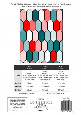 Church-Window-quilt-sewing-pattern-Lo-and-Behold-Stitchery-back