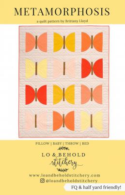 Metamorphosis quilt sewing pattern from Lo & Behold Stitchery