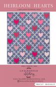 Heirloom Hearts quilt sewing pattern from Lo & Behold Stitchery