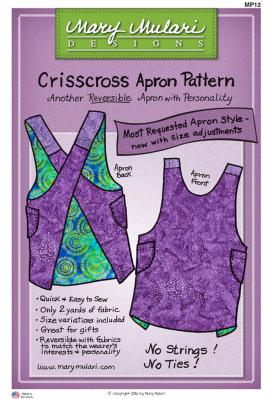 INVENTORY REDUCTION - Crisscross Apron sewing pattern from Mary Mulari Designs