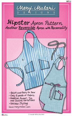 Hipster Apron sewing pattern from Mary Mulari Designs