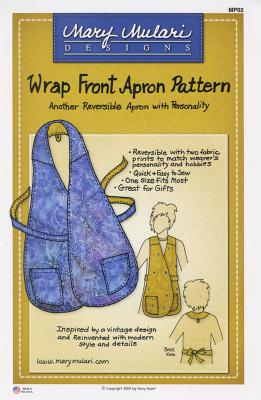 INVENTORY REDUCTION - Wrap Front Apron Pattern from Mary Mulari Designs