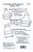 Little Sister & Brother Aprons sewing pattern from Mary Mulari Designs 1