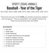 SPOTLIGHT SPECIAL - Digital Download - Baseball Year of the Tiger PDF sewing pattern from Kawaii Ota 3