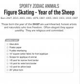 Digital Download - Figure Skating Year of the Sheep PDF sewing pattern from Kawaii Ota 3