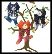 SPOTLIGHT SPECIAL - Digital Download - Hang In There Kitty PDF sewing pattern from Kawaii Ota 1