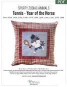 Digital Download - Tennis Year of the Horse PDF sewing pattern from Kawaii Ota