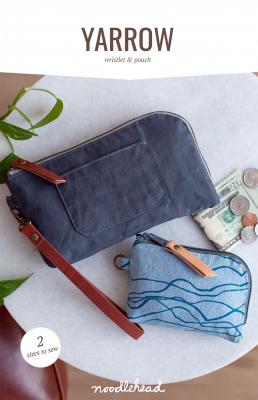 CLOSEOUT - Yarrow Wristlet & Pouch sewing pattern from Noodlehead