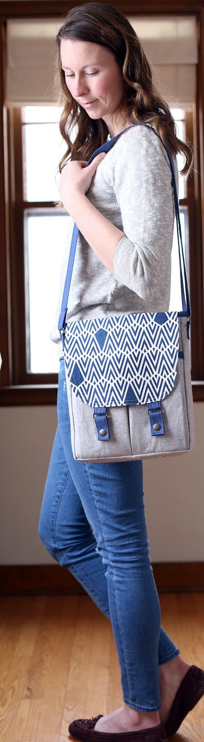 Sewing Pattern by Noodlehead Campfire Messenger Bag