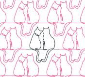DIGI-SPECIAL expires 5/13/2024 - Alley Cats DIGITAL Longarm Quilting Pantograph Design by Oh Sew Kute