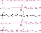 Freedom DIGITAL Longarm Quilting Pantograph Design by Oh Sew Kute