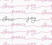Peace Love Joy DIGITAL Longarm Quilting Pantograph Design by Oh Sew Kute