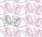 XOXO DIGITAL Longarm Quilting Pantograph Design by Oh Sew Kute