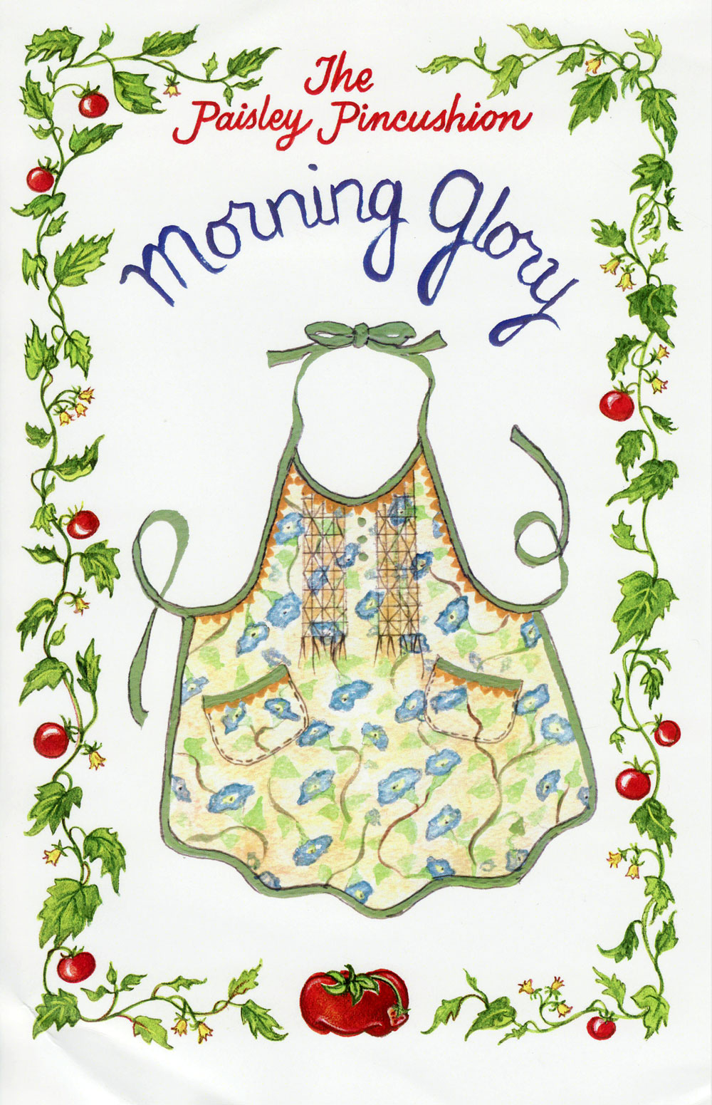 morning-glory-apron-sewing-pattern-paisley-pincushion-front