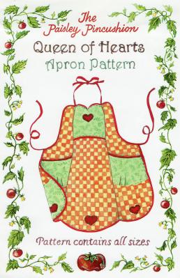 Queen of Hearts Apron sewing pattern from Paisley Pincushion