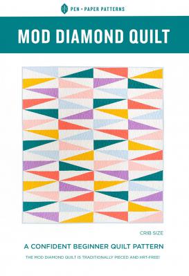 Mod Diamond quilt sewing pattern from Pen+Paper Patterns