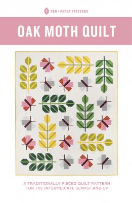 CLOSEOUT - Oak Moth quilt sewing pattern from Pen+Paper Patterns