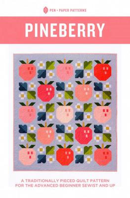 CLOSEOUT - Pineberry quilt sewing pattern from Pen+Paper Patterns