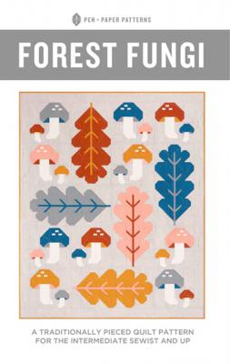 Forest Fungi Quilt sewing pattern from Pen+Paper Patterns