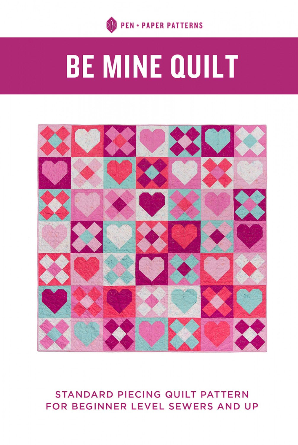 Be-Mine-quilt-sewing-pattern-from-Pen-plus-paper-patterns-front