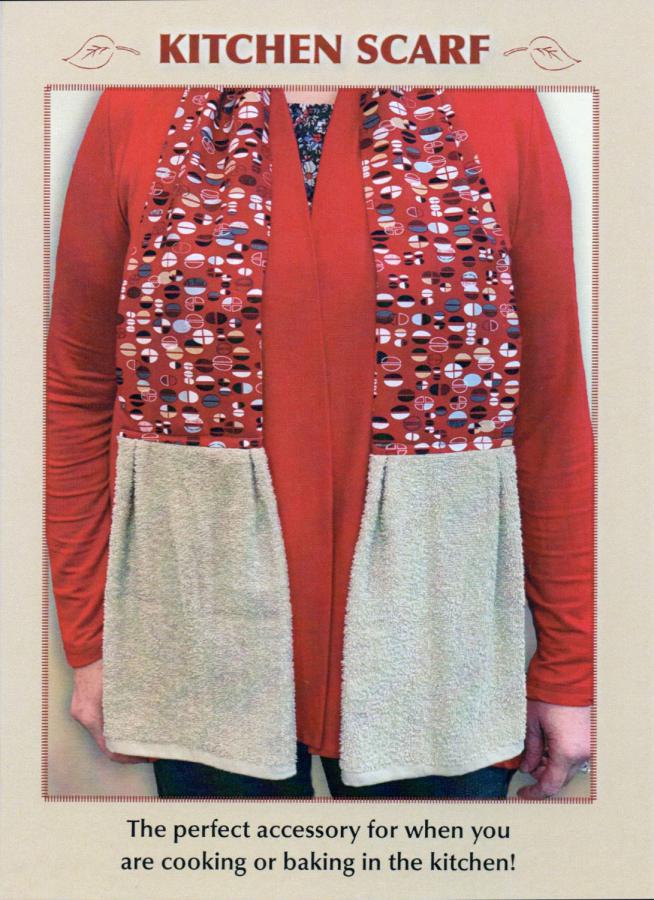 Kitchen Scarf sewing pattern by Pieced Tree Patterns