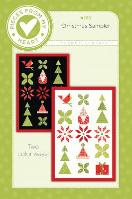 Christmas Sampler Quilt Sewing Pattern from Pieces From My Heart
