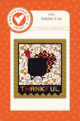 CLOSEOUT - Gobble It Up quilt sewing pattern from Pieces From My Heart