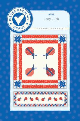 CLOSEOUT - Lady Luck Quilt Sewing Pattern from Pieces From My Heart