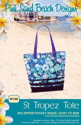 St. Tropez Tote sewing pattern from Pink Sand Beach Designs