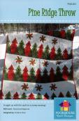 BLACK FRIDAY - Pine Ridge Throw quilt sewing pattern by Poorhouse Quilt Designs