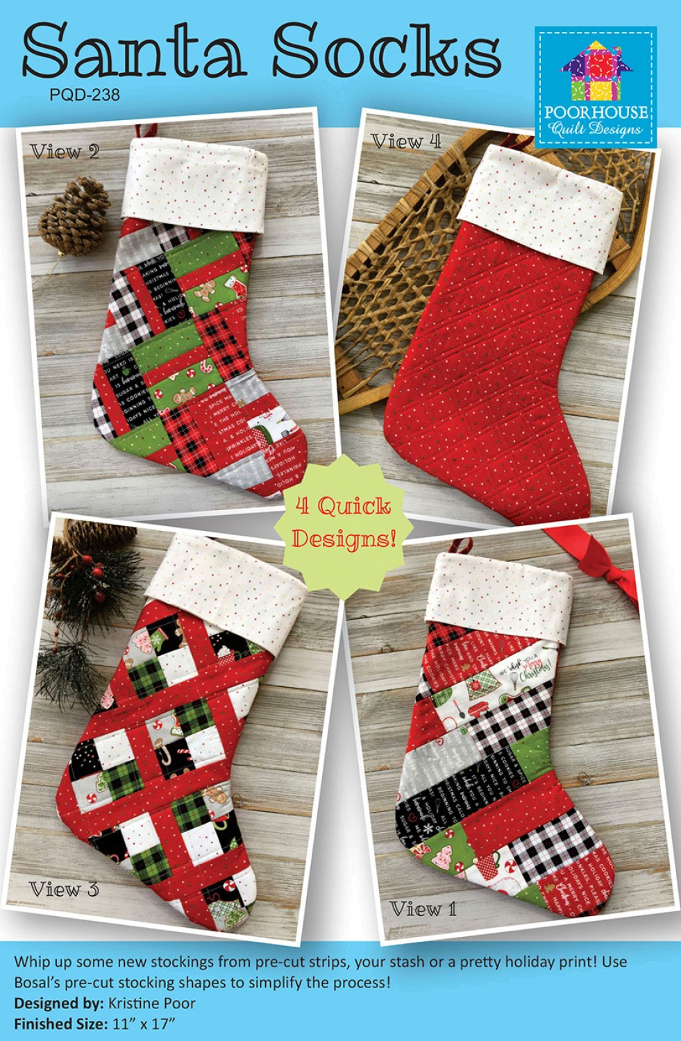 Santa-Socks-sewing-pattern-Poorhouse-Designs-front