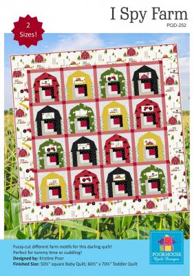 INVENTORY REDUCTION - I Spy Farm quilt sewing pattern by Poorhouse Quilt Designs