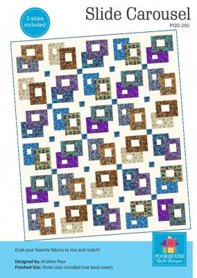 Slide Carousel quilt sewing pattern by Poorhouse Quilt Designs