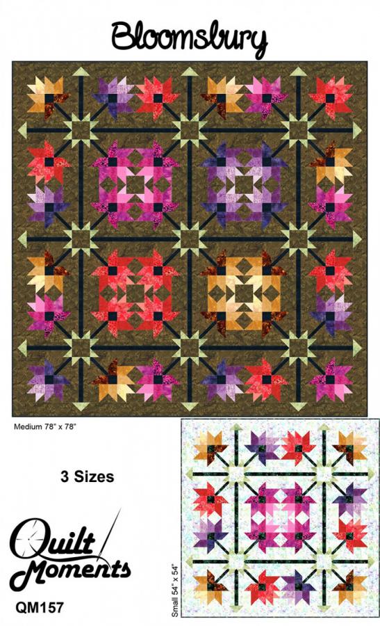 Bloomsbury quilt sewing pattern from Quilt Moments