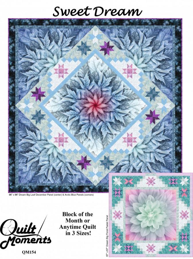Sweet Dreams quilt sewing pattern from Quilt Moments